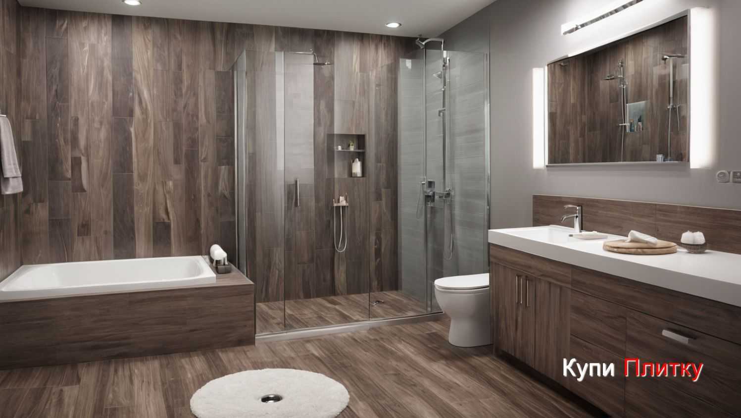 Примеры сочетаний плитки и раковины для разных стилей ванных комнат