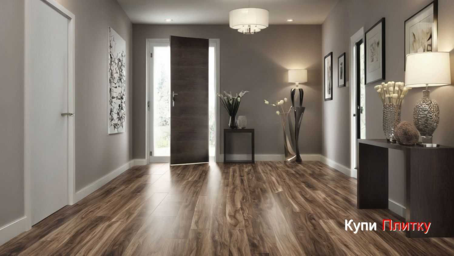 Как сочетать керамогранит с цветом стен?