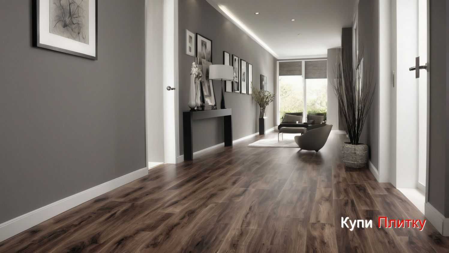 Как направление укладки плитки влияет на оптический эффект длины и ширины