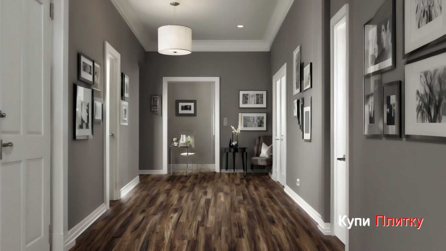 Уход и чистка напольного покрытия из керамогранита в коридоре