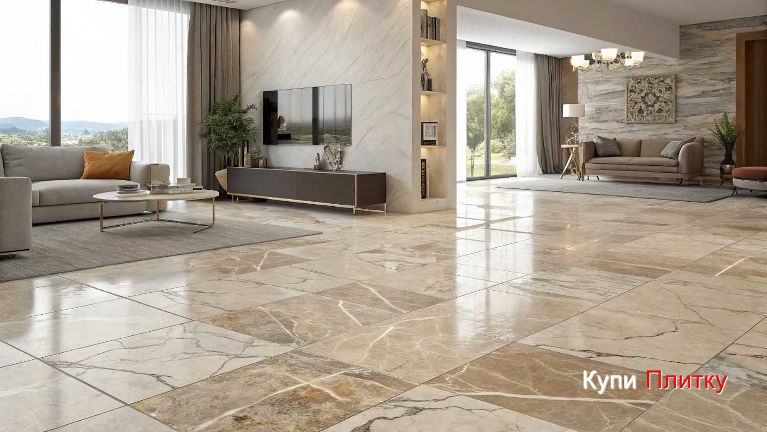 Как выбрать формат и раскладку плит для гармоничного восприятия пола