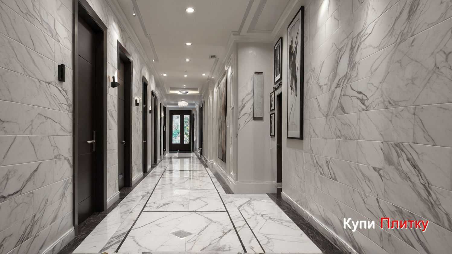 Согласование стыков плитки с расположением камина и мебели