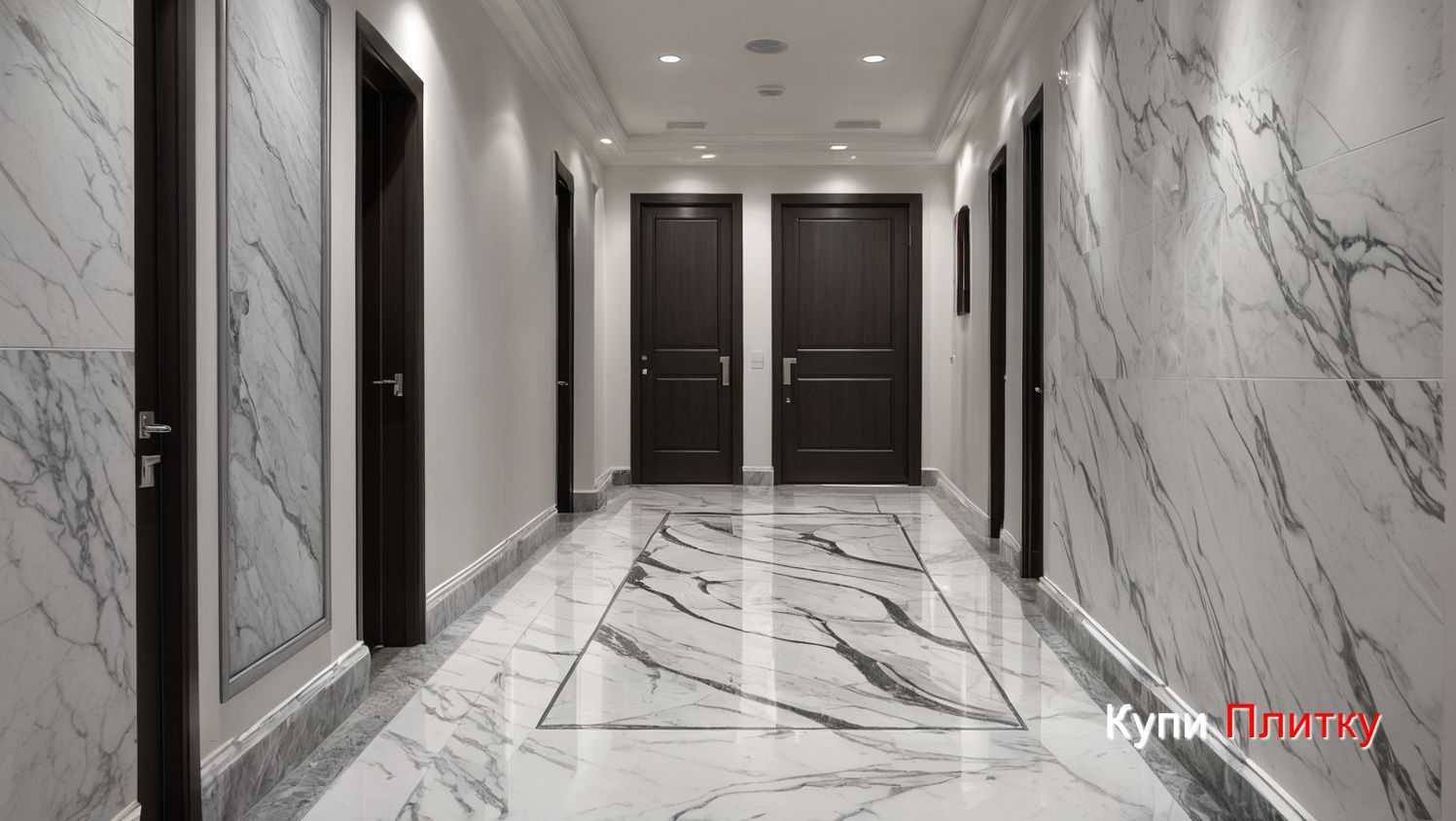 Особенности укладки плитки под мрамор в интерьере арт-деко