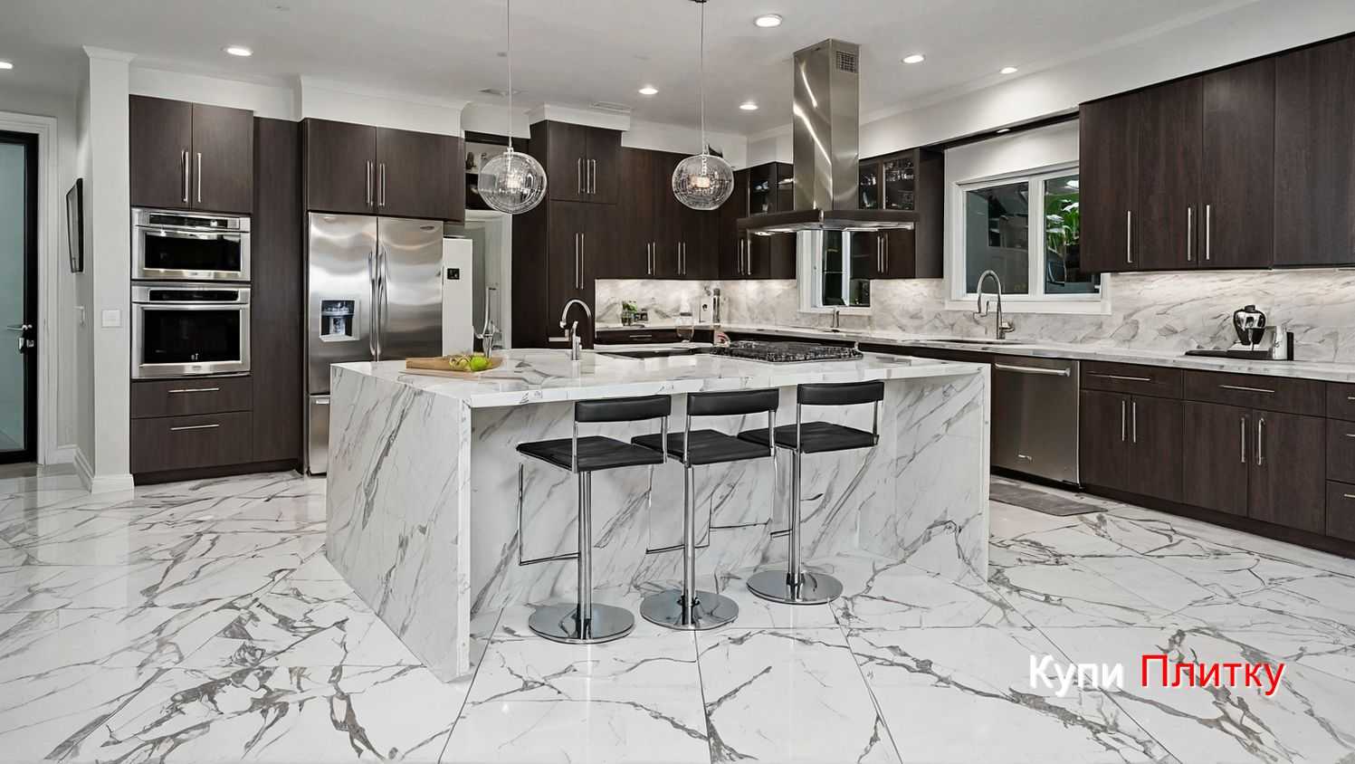 Плитка для влажных и солнечных кухонь
