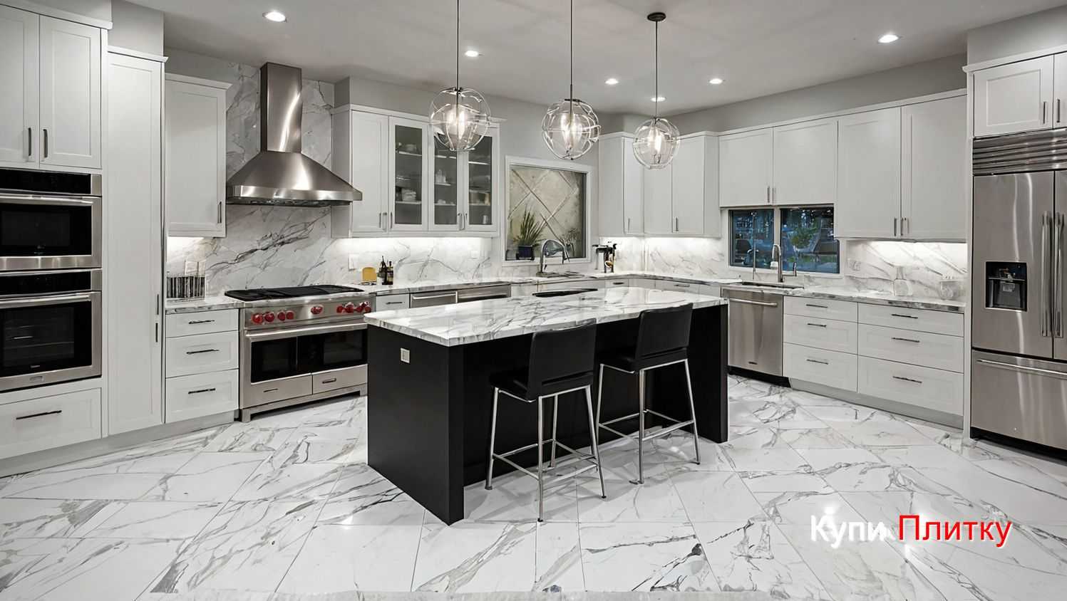 Оптимальные размеры плитки под мрамор для хрущевки