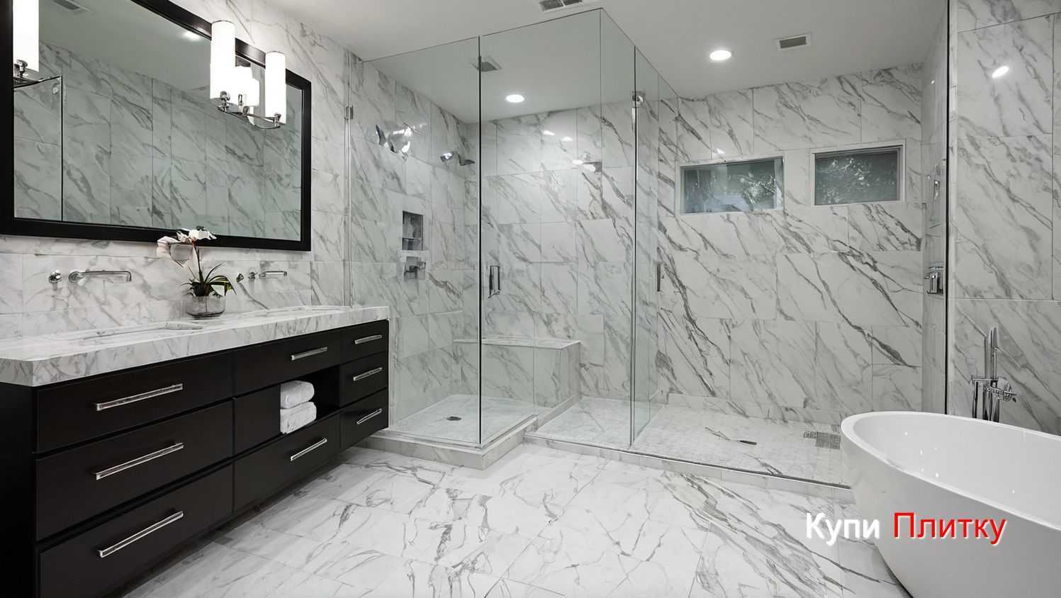 Подбор затирки и швов для натурального вида мрамора