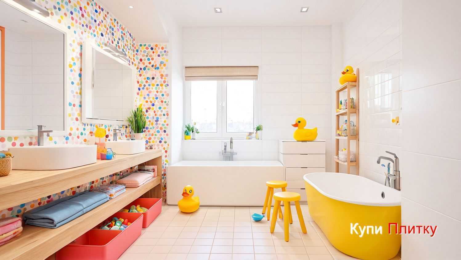 Керамическая плитка в детской ванной: устойчивость к химическим средствам