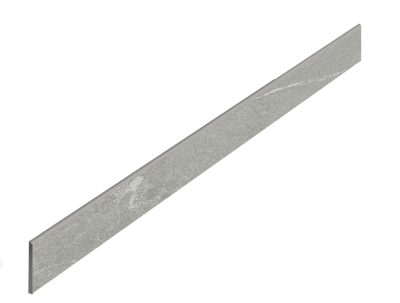 Керамогранит Плинтус Лугано Сильвер 90x7,2 Натуральный ректифицированный