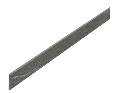 Керамогранит Плинтус Лугано Графит 90x7,2 Натуральный ректифицированный