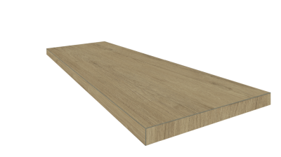 Керамогранит Ступень Угловая Правая Мерано Хани 90x33 Натуральный ректифицированный