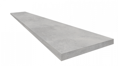 620070002475 Керамогранит Астро Сильвер Ступень Угловая правая 120x33 ColiseumGres