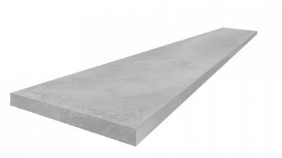 620070002479 Керамогранит Астро Сильвер Ступень Угловая левая 120x33 ColiseumGres