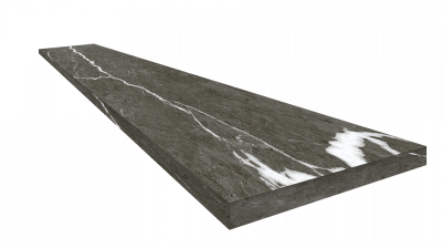 620070002502 Керамогранит Микеланджело Дарк Ступень Угловая правая 60x33 ColiseumGres