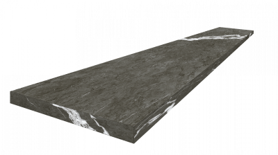 620070002505 Керамогранит Микеланджело Дарк Ступень Угловая левая 60x33 ColiseumGres