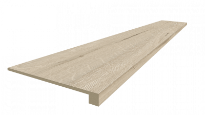 620070002506 Керамогранит Натура Уайт Ступень Фронтальная 120x33 ColiseumGres