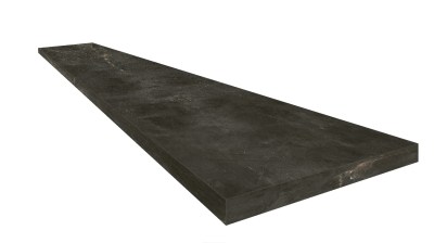 620070002823 Керамогранит Канова Дарк Ступень угловая правая Натуральный 120x33 ColiseumGres