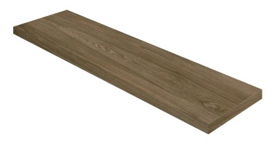 620070002914 Керамогранит Дукале Пеппер Ступень угловая правая Натуральный 120x33 ColiseumGres