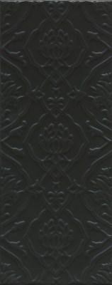 7230 Альвао структура черный матовый 20x50 Kerama Marazzi