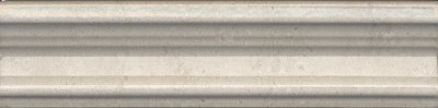 BLB051 Бордюр Багет Туф бежевый светлый глянцевый 20x5 Kerama Marazzi