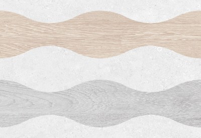 Плитка настенная Киото 1Д волны декор 40x27,5 Керамин