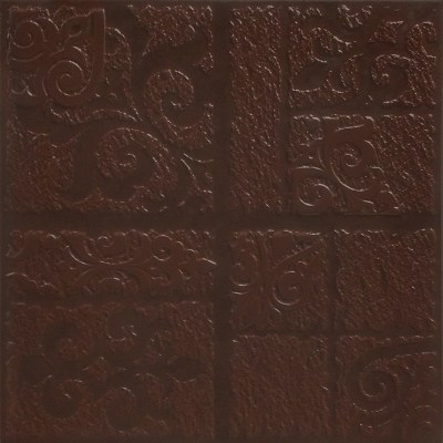 Клинкерная плитка Каир 4Д коричневый рельефная 29,8x29,8 Керамин