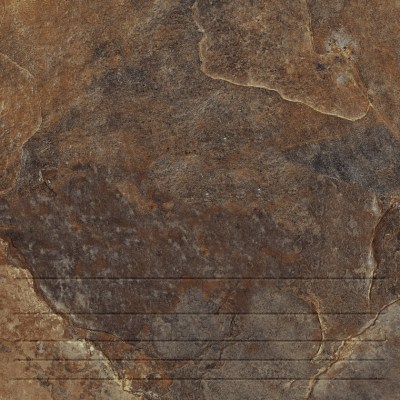 CDB00032957 Клинкерная плитка Ступень фронтальная Касл-Рок 4 коричневый 29,8x29,8 Керамин