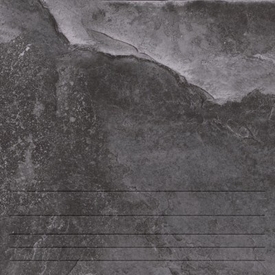 CDB00032958 Клинкерная плитка Ступень фронтальная Касл-Рок 5 графит 29,8x29,8 Керамин