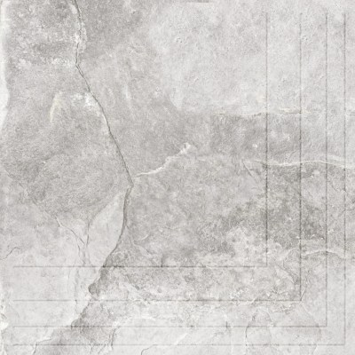 CDB00032959 Клинкерная плитка Ступень угловая Касл-Рок 1У светло-серый 29,8x29,8 Керамин