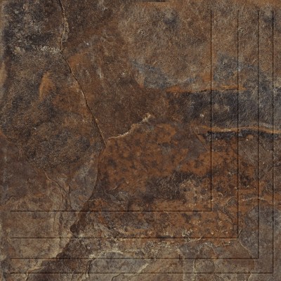 CDB00032961 Клинкерная плитка Ступень угловая Касл-Рок 4У коричневый 29,8x29,8 Керамин