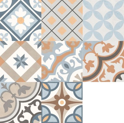 DB_036 Керамогранит Pamp 7 mix 20x20 Creto