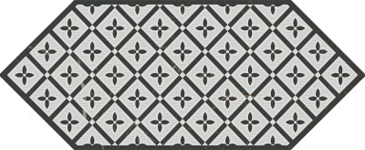 HGD/A484/35006 Декор Келуш 5 черно-белый 14x34 Kerama Marazzi