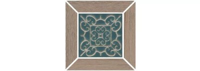 ID158 Керамогранит Декор Тровазо наборный бежевый тёмный матовый 13x13 Kerama Marazzi