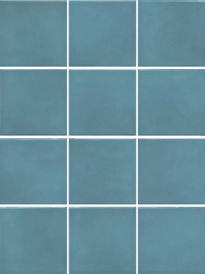 KM1010G0060N Керамогранит Бахия бирюзовый глянцевый 39,8x29,8 из 12 частей 9,8x9,8x0,7 Kerama Marazzi