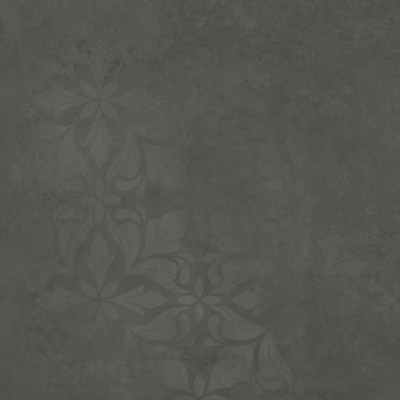 KM4040G0091N Керамогранит Хадду серый тёмный матовый декорированный 40,2x40,2x0,8 Kerama Marazzi