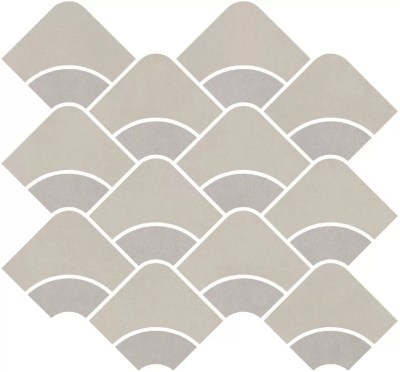 KMD2HID007BR Декор Таделакт наборный бежевый светлый, серый матовый обрезной 30x28x0,9 Kerama Marazzi