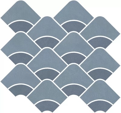 KMD2HID011BR Декор Таделакт наборный синий светлый, синий матовый обрезной 30x28x0,9 Kerama Marazzi