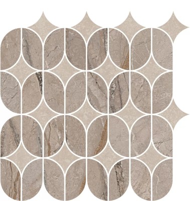 KMD2HID014BR Декор Ифран наборный бежевый светлый глянцевый обрезной 32,5x30x0,9 Kerama Marazzi