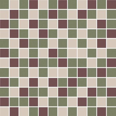KMD2MSM011MN Декор Темари мозаичный микс зелёный, бордовый, бежевый светлый матовый 29,8x29,8 Kerama Marazzi