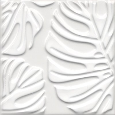 KMD2SFC001BN Декор Агдаль 2 белый матовый структура 15x15x0,9 Kerama Marazzi