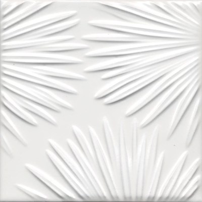 KMD2SFE001BN Декор Агдаль 4 белый матовый структура 15x15x0,9 Kerama Marazzi