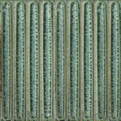 KMD2SOB006BN Декор чипсет Далия зелёный глянцевый 20x20x0,95 Kerama Marazzi