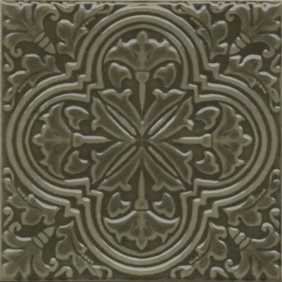 KMD3STA002BN Декор Фес зелёный глянцевый 15x15x0,69 Kerama Marazzi