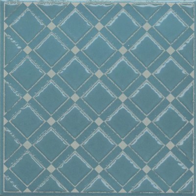 KMD3STA016GN Керамогранит Декор Бахия 1 бирюзовый глянцевый 9,8x9,8x0,7 Kerama Marazzi