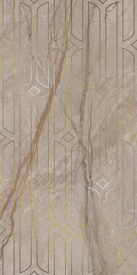 KMD3STA071BR Декор Ифран бежевый светлый глянцевый обрезной 119,5x60x0,9 Kerama Marazzi