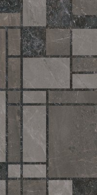 KMD3STA130BR Декор Марсель микс тёмный глянцевый обрезной 119,5x60 Kerama Marazzi