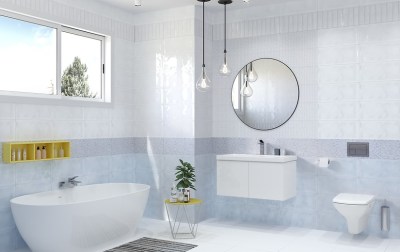 Керамическая плитка Pudra / Пудра Cersanit (Церсанит) в интерьере