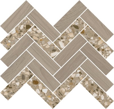 T042/SG5269 Керамогранит Декор Монтиони мозаичный коричневый 35,5x34 Kerama Marazzi