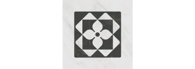 TOC006 Декор Келуш 3 грань черно-белый 9,8x9,8 Kerama Marazzi