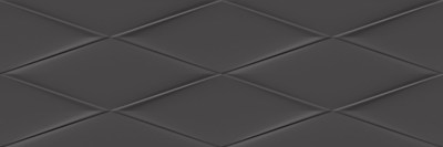 Плитка Vegas черный рельеф 75x25