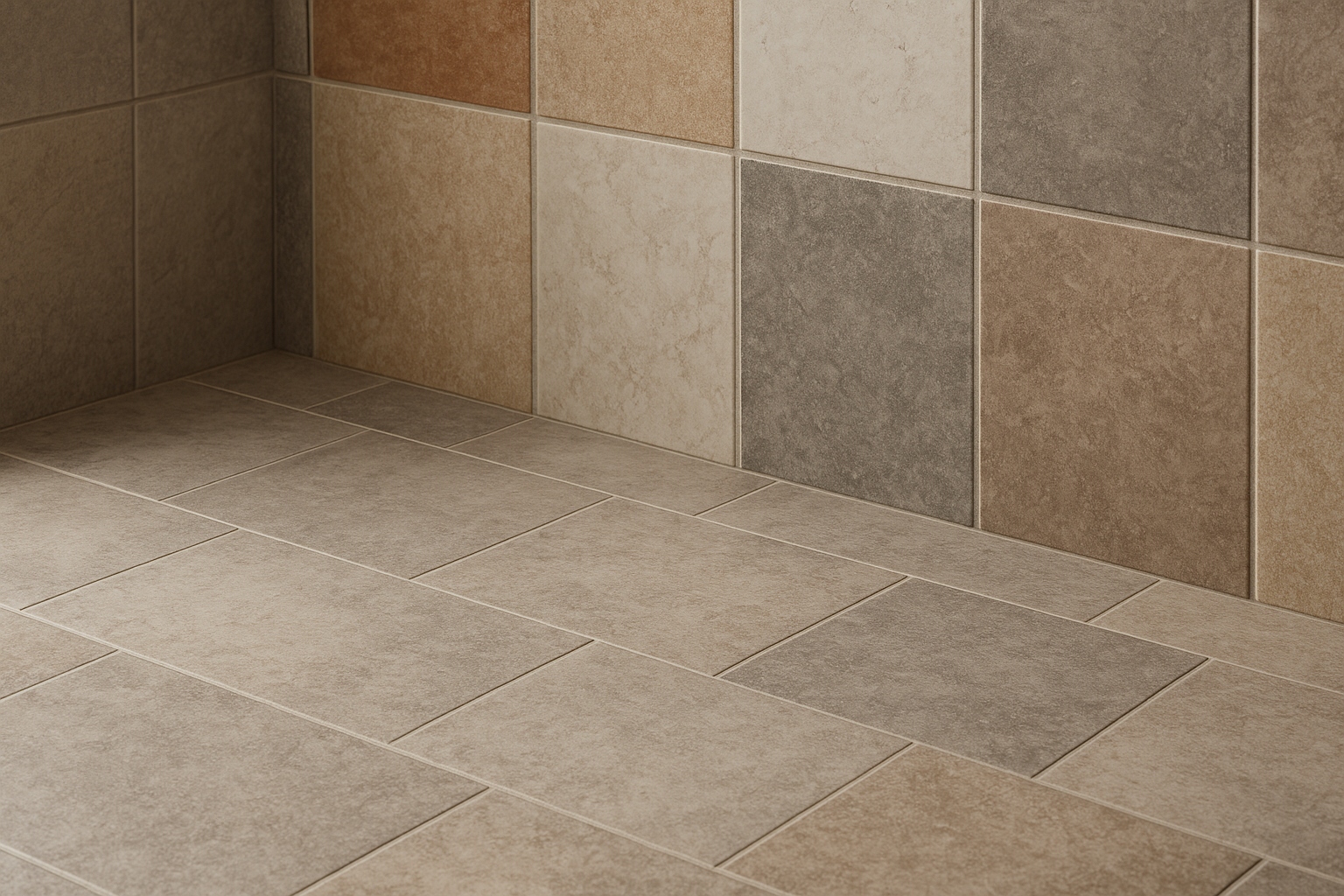 Какой цвет плитки выбрать, чтобы меньше было видно грязь